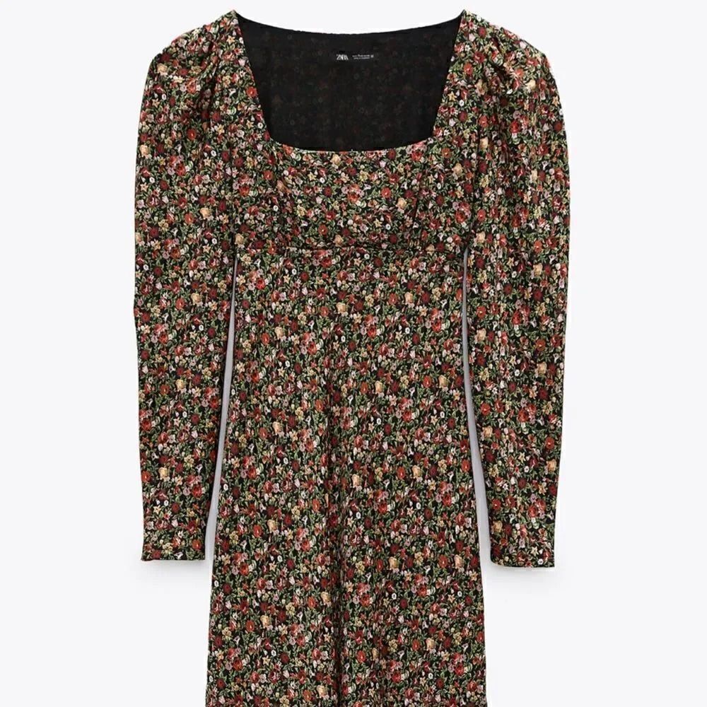 ZARA FLORAL PRINT DRESS  - Picture 9 of 11